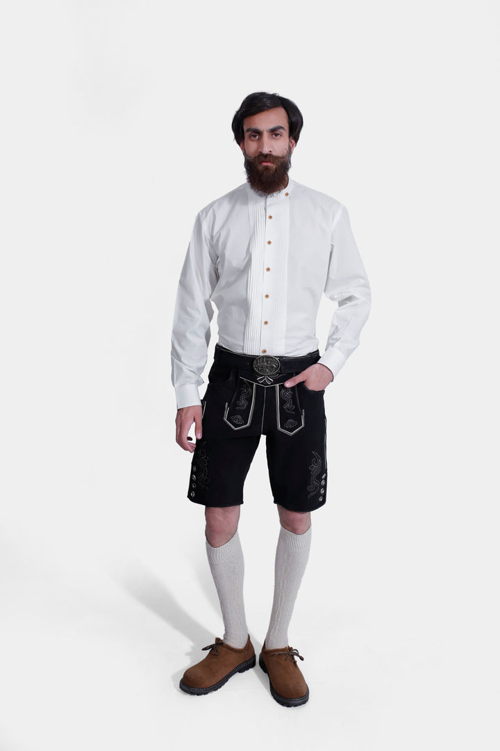 Christoph Waltz Black Lederhosen