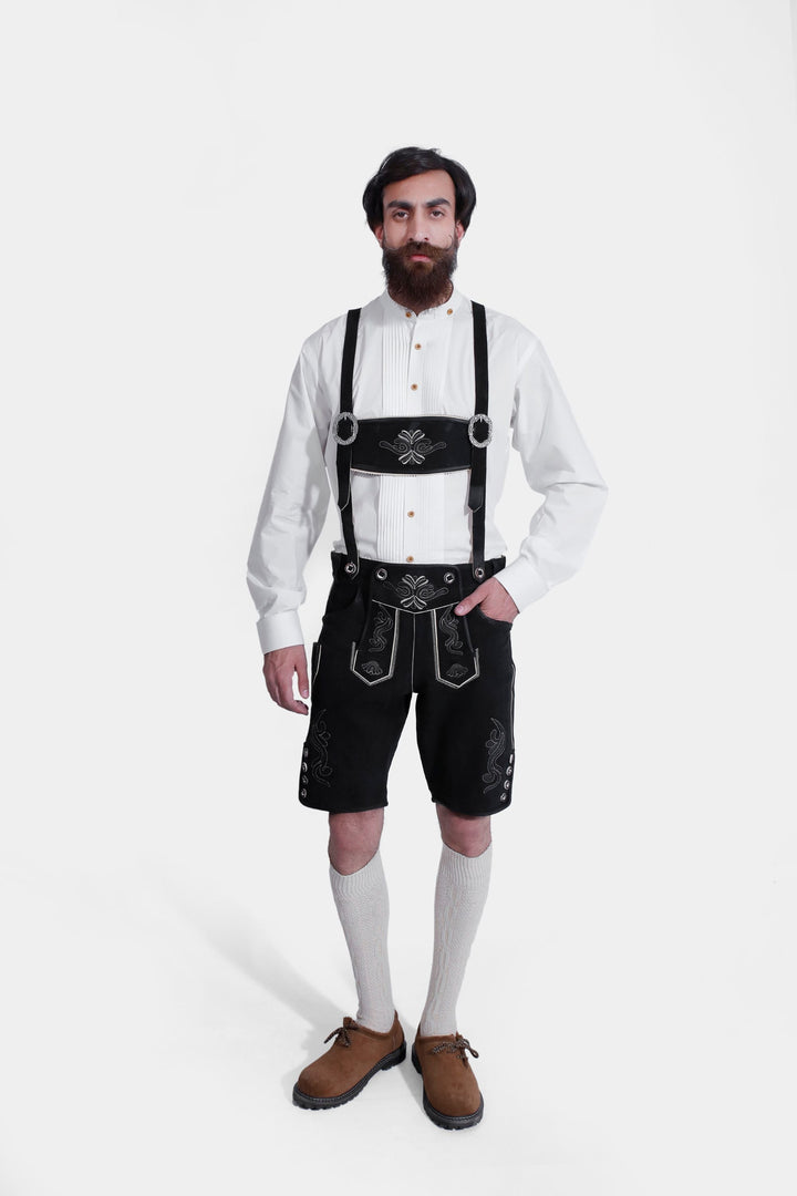 Christoph Waltz Black Lederhosen