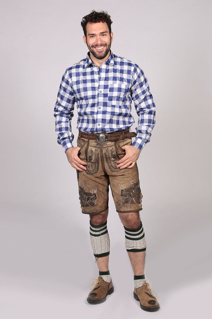 Shirt diamond Checkered Admiral Blue