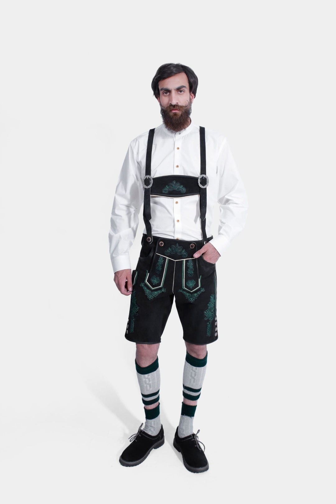 Mystic Green Suspender